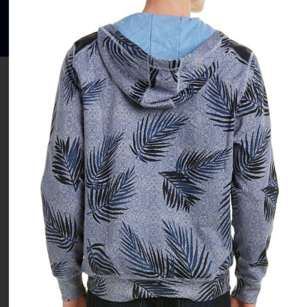 $228 NWT Robert Graham Maywood Zip Pull-up Hoodie - Picture 2 of 4